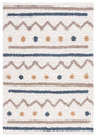 Safavieh Calico Shag 4'-0" x 6'-0" Rug in Ivory / Taupe