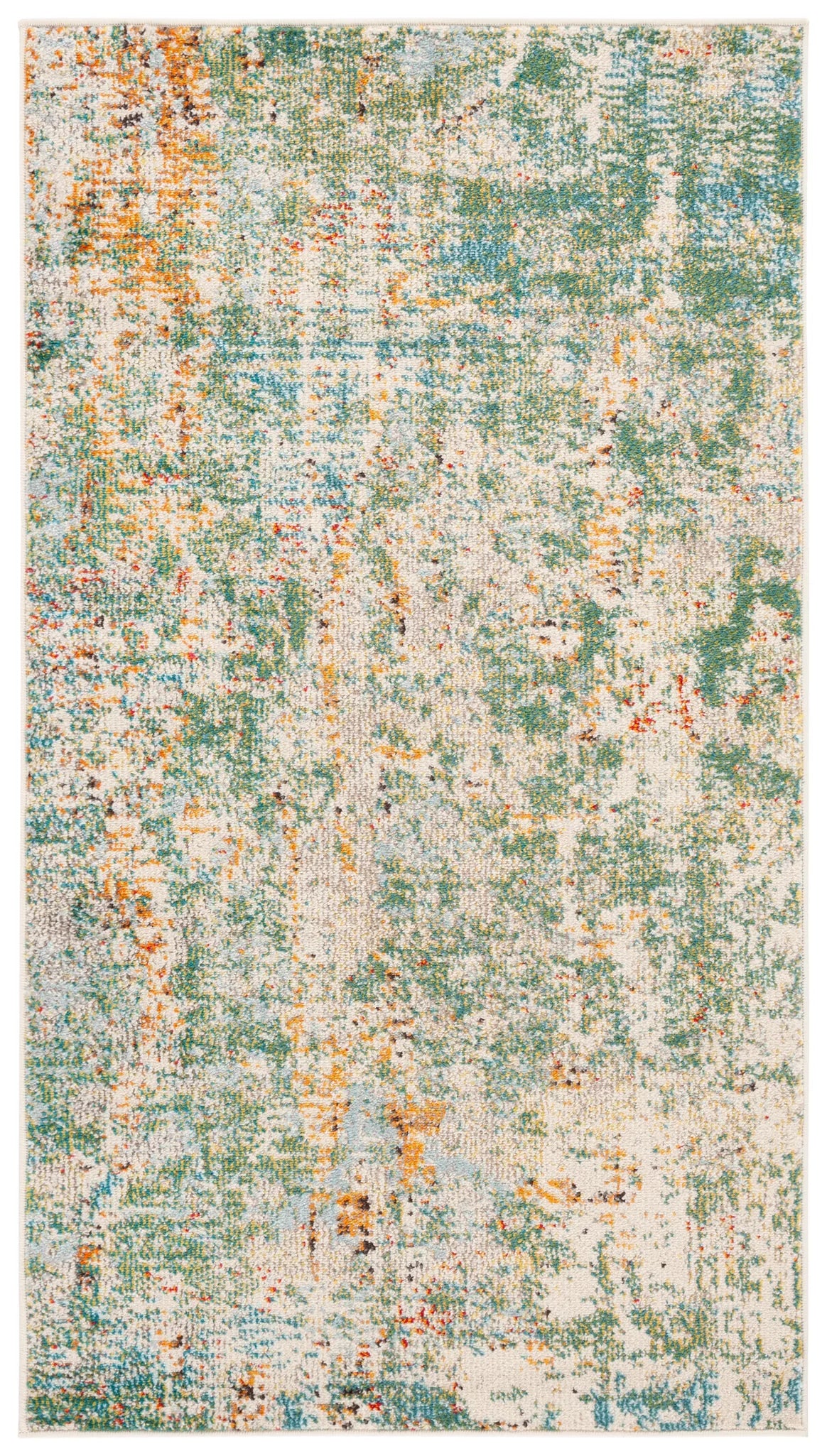 Safavieh Madison 3'-0" x 5'-0" Rug in Green / Grey