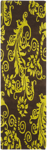 Safavieh Soho 2'-6" x 8'-0" Rug in Brown / Green