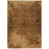 Oriental Weavers Sphinx Andorra 6845D Gold/Brown Rugs - main flat
