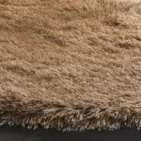 Safavieh Shag 6'-0" x 6'-0" Rug in Taupe