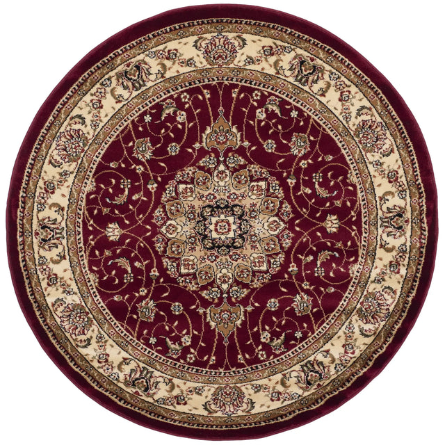 Safavieh Lyndhurst 5'-3" x 5'-3" Rug in Red / Ivory