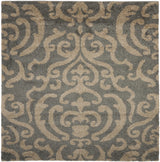 Safavieh Florida Shag 6'-7" x 6'-7" Rug in Grey / Beige
