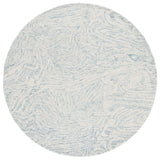Safavieh Ebony 6'-0" x 6'-0" Rug in Ivory / Light Blue