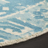 Safavieh Restoration Vintage 6'-0" x 6'-0" Rug in Light Blue / Ivory