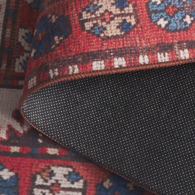 Safavieh Tucson 4'-0" x 6'-0" Rug in Navy / Rust