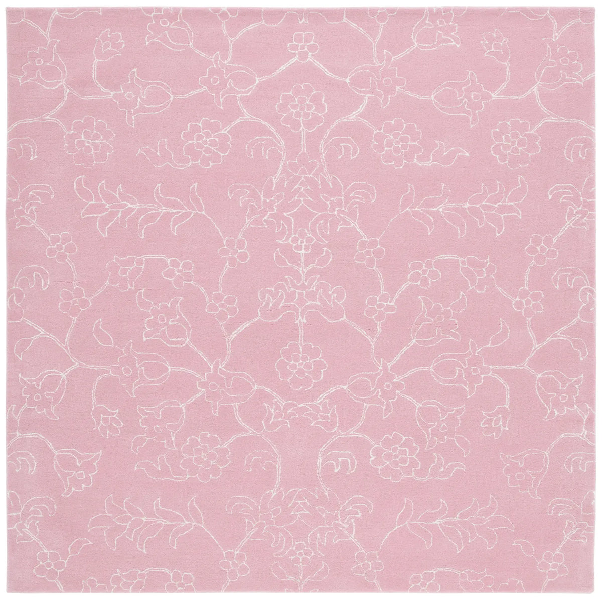 Safavieh Fifth Avenue 7'-0" x 7'-0" Rug in Pink / Ivory