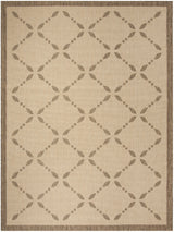 Safavieh Martha Stewart 6'-7" x 9'-6" Rug in Creme / Brown