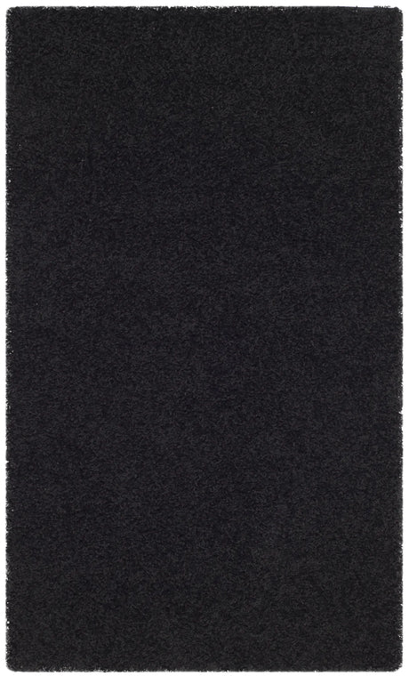 Safavieh Sga-Athens Shag 3'-0" x 5'-0" Rug in Black