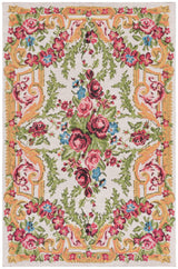 Safavieh Classic Vintage 4'-0" x 6'-0" Rug in Ivory / Rose