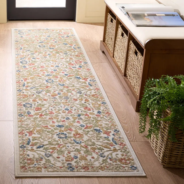 Safavieh Cameron 2'-2" x 8'-0" Rug in Ivory / Multi