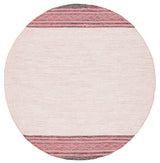 Safavieh Montauk 6'-0" x 6'-0" Rug in Pink / Beige