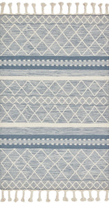 Loloi Sawyer Saw-04 Teal Rugs - main flat