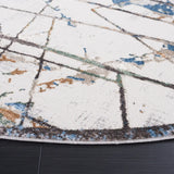 Safavieh Bel Air 6'-7" x 6'-7" Rug in Beige / Grey