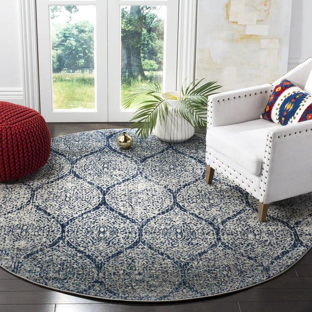 Safavieh Madison 10'-0" x 10'-0" Rug in Navy / Silver
