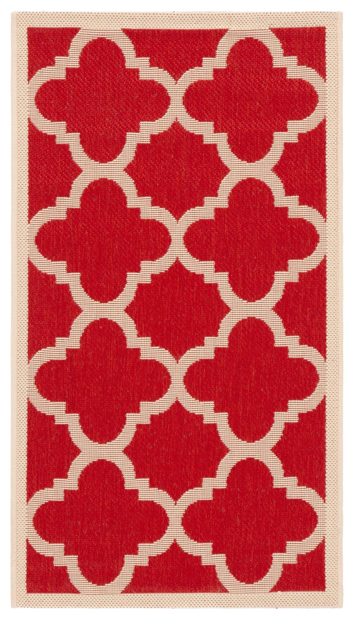Safavieh Courtyard 2'-0" x 3'-7" Rug in Red