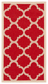 Safavieh Courtyard 2'-0" x 3'-7" Rug in Red