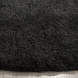 Safavieh Sheep Shag 6'-0" x 6'-0" Rug in Charcoal