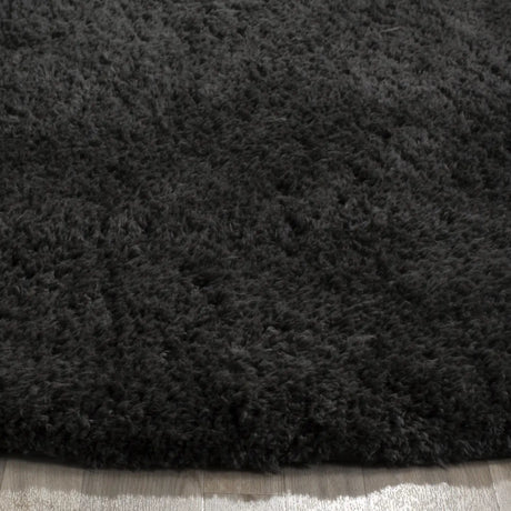 Safavieh Sheep Shag 6'-0" x 6'-0" Rug in Charcoal