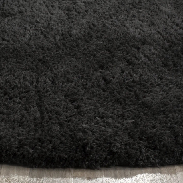 Safavieh Sheep Shag 6'-0" x 6'-0" Rug in Charcoal