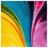 Safavieh Fiesta Shag 6'-7" x 6'-7" Rug in Multi
