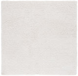 Safavieh Shag 7'-0" x 7'-0" Rug in White
