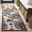 Safavieh Jardin 2'-3" x 8'-0" Rug in Ivory / Green
