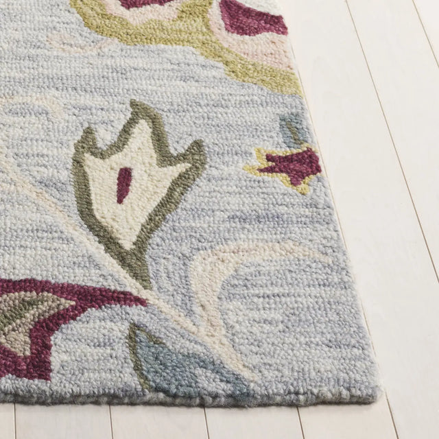 Safavieh Blossom 4'-0" x 6'-0" Rug in Grey / Light Pink