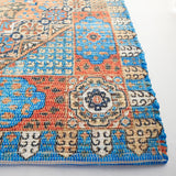 Safavieh Saffron 4'-0" x 6'-0" Rug in Orange / Blue