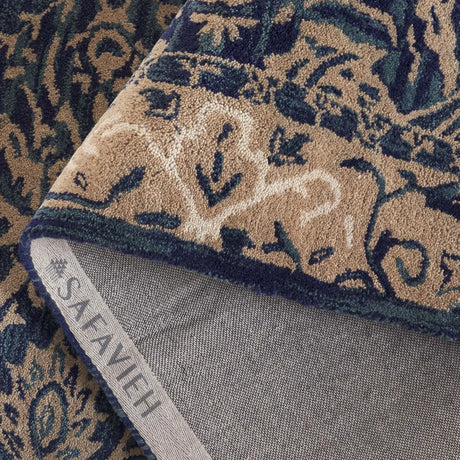 Safavieh Anatolia 4'-0" x 6'-0" Rug in Navy / Ivory