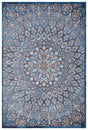 Safavieh Aria 4'-0" x 6'-0" Rug in Navy / Gold