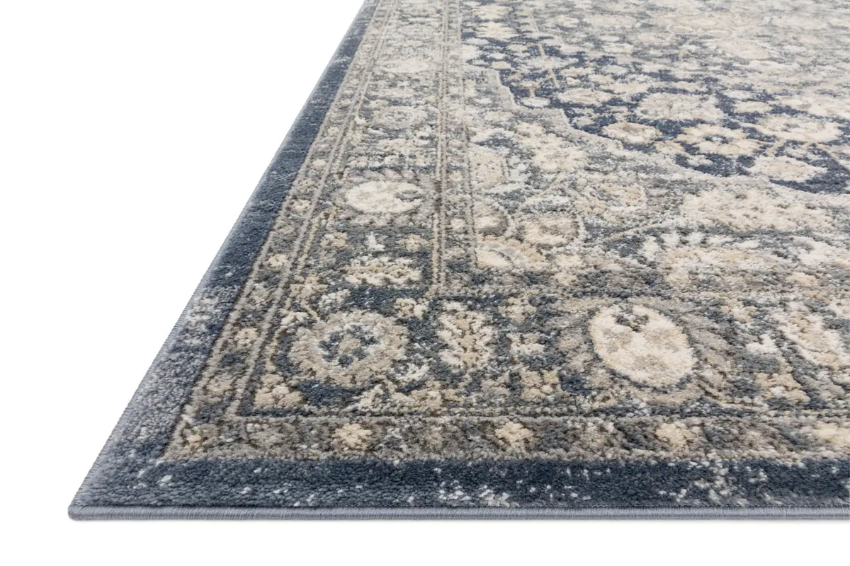 Loloi Teagan Tea-01 Denim/Mist Rugs - rug corner