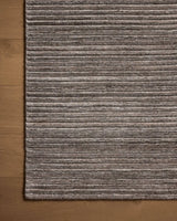 Loloi Sterling Stl-01 Stone Rug - corner on wood