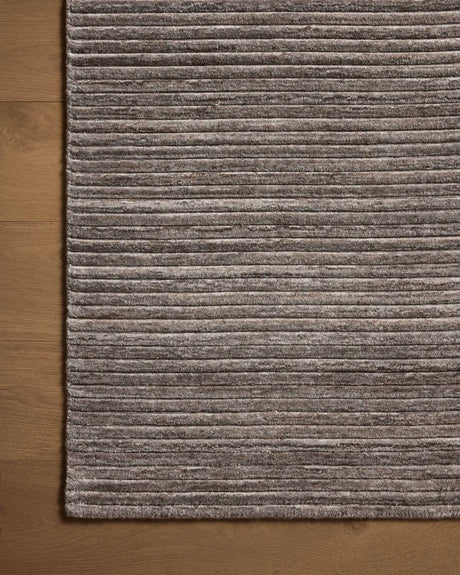 Loloi Sterling Stl-01 Stone Rug - corner on wood