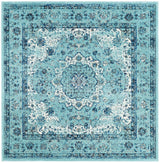 Safavieh Evoke 5'-3" x 5'-3" Rug in Light Blue / Light Blue