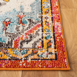 Safavieh Madison 4'-0" x 6'-0" Rug in Orange / Light Blue