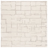 Safavieh Ebony 6'-0" x 6'-0" Rug in Ivory / Grey