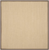 Safavieh Natural Fiber 6'-0" x 6'-0" Rug in Maize / Brown