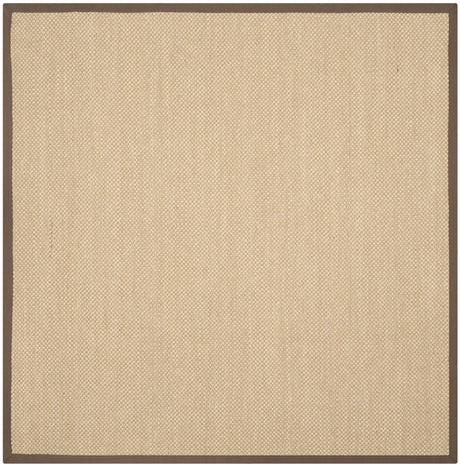Safavieh Natural Fiber 6'-0" x 6'-0" Rug in Maize / Brown
