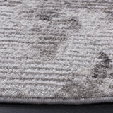 Safavieh Meadow 500 6'-7" x 6'-7" Rug in Grey / Black