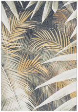 Safavieh Barbados 500 4'-0" x 6'-0" Rug in Black Green / Gold