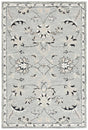 Safavieh Micro-Loop 4'-0" x 6'-0" Rug in Grey / Ivory