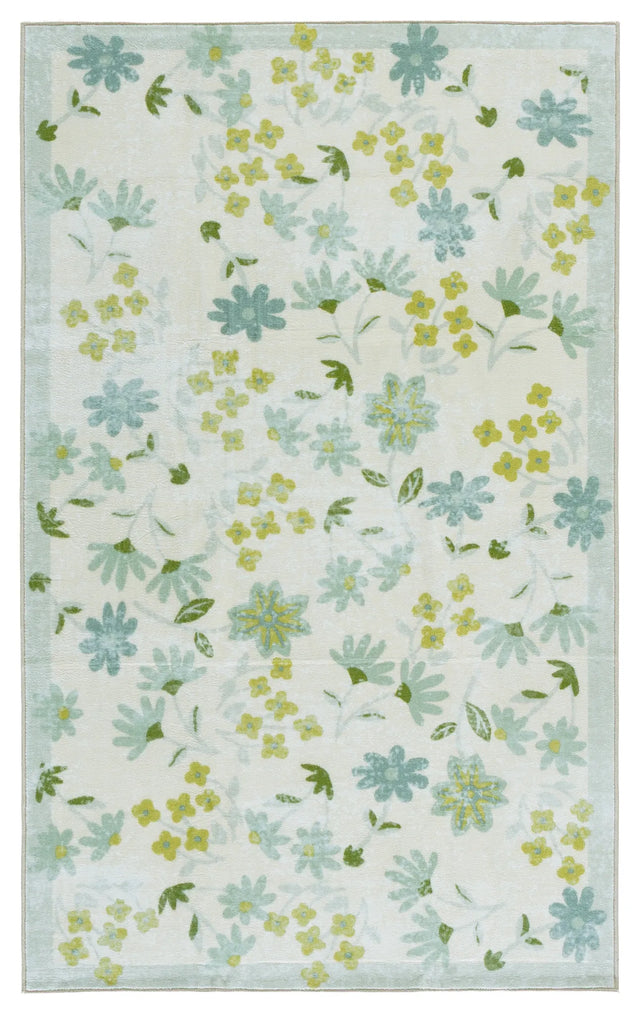 Safavieh Martha Stewart Washable 3'-0" x 5'-0" Rug in Beige / Light Green