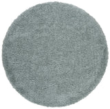 Safavieh Madrid Shag 200 6'-7" x 6'-7" Rug in Aqua