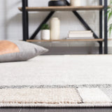 Safavieh Phoenix 500 4'-5" x 6'-5" Rug in Light Grey / Beige Charcoal