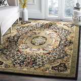 Safavieh Classic 4'-0" x 6'-0" Rug in Black / Gold