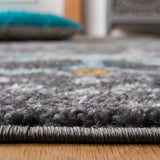 Safavieh Amsterdam 4'-0" x 6'-0" Rug in Dark Grey / Ivory