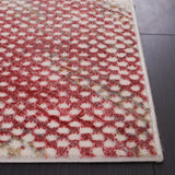 Safavieh Palma 4'-0" x 6'-0" Rug in Light Grey / Red
