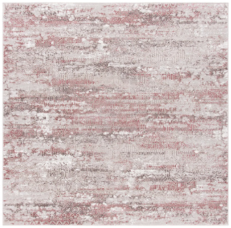 Safavieh Meadow 500 6'-7" x 6'-7" Rug in Beige / Pink