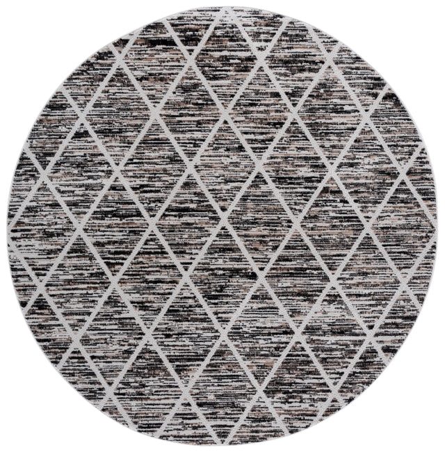 Safavieh Mila 6'-7" x 6'-7" Rug in Ivory / Black